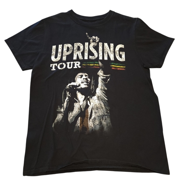 Zion Rootswear Other - Zion Rootswear Vintage Black Uprising Tour Bob Marley Size Medium Tee